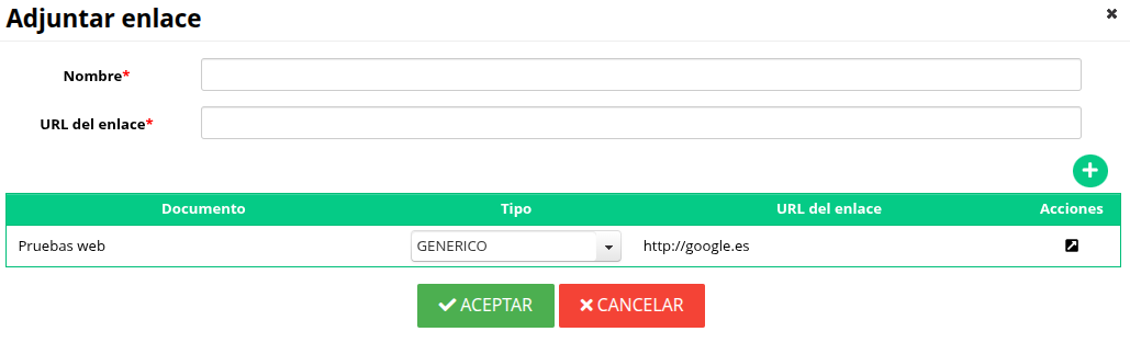 Adjuntar enlaces como anexos