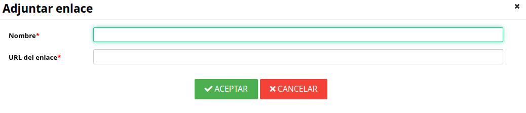 Datos para añadir documento web